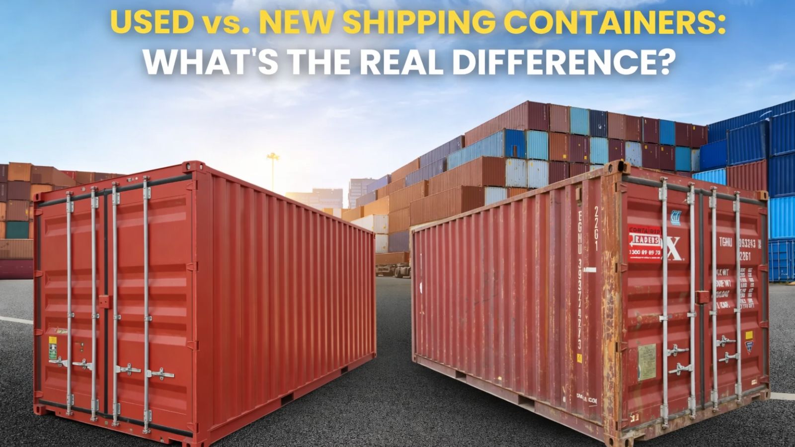 new and used container options for Belton MO buyers