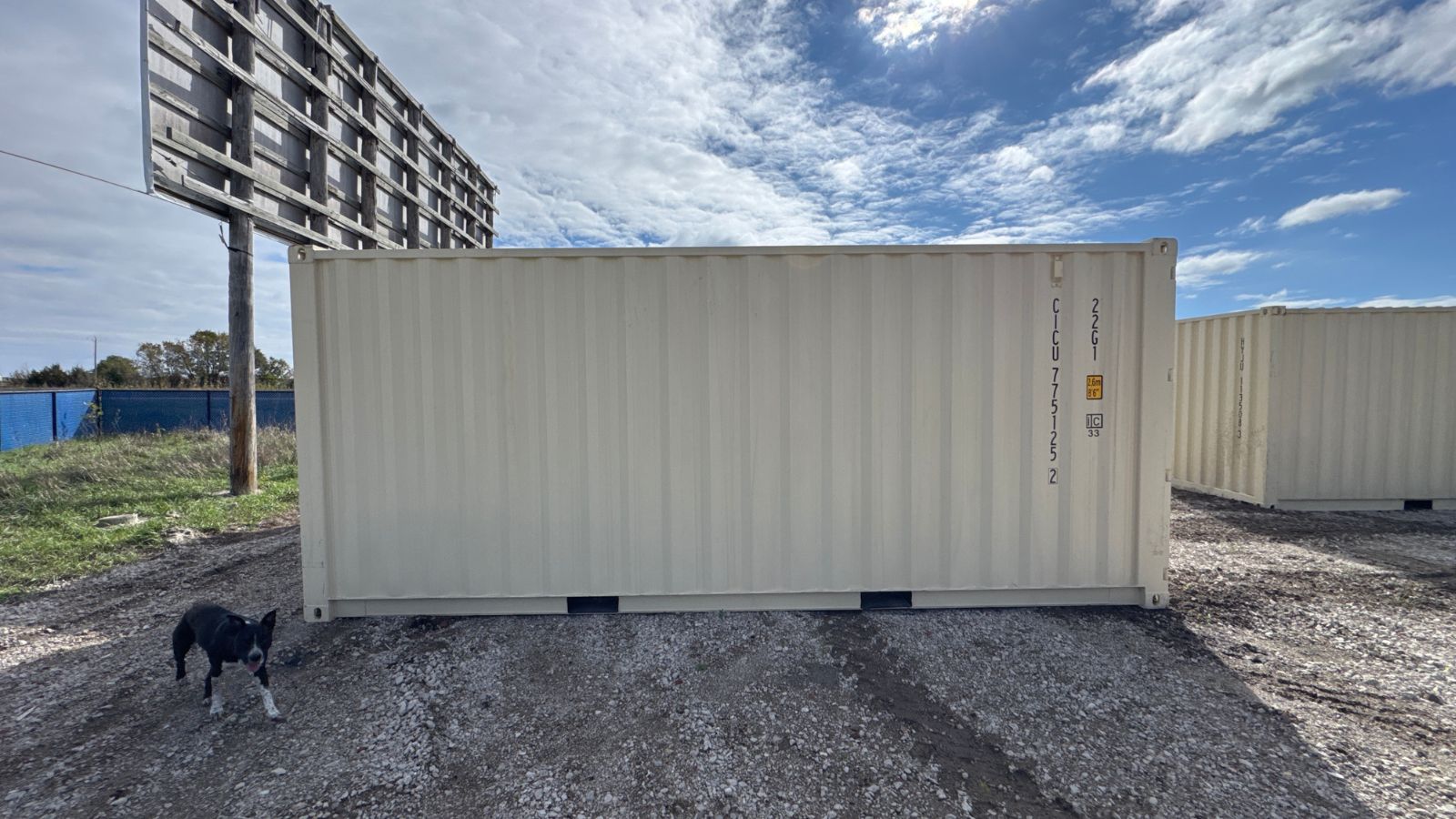new one-trip 20ft shipping container ready for delivery in Kansas City